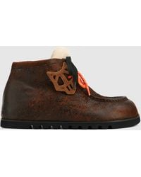 Naked Wolfe - The Madness Boot Distress Leather - Lyst