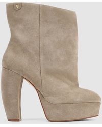 Naked Wolfe - Dancer Stone Suede - Lyst