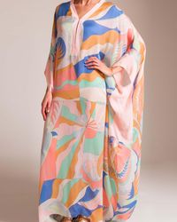 Emilio Pucci Long Silk Caftan - Multicolour