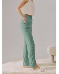 Nap Front-slit Suit Trousers - Multicolour