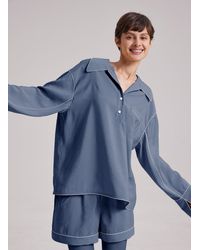 Nap - Giselle Long Sleeve Pajama Top - Lyst