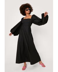 nasty gal square with me maxi dress