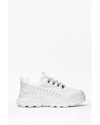 nasty gal white trainers