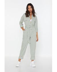 Nasty Gal "denim Boilersuit" - Multicolor