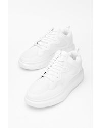 nasty gal white trainers