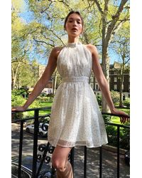 Nasty Gal Dressing Gown Volantée À Imprimé Pois Je N'Espère Plus Rien De Pois - Neutre