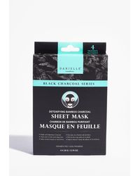 Nasty Gal Danielle 4 Pack Sheet Mask Set - Black