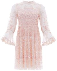 ella patchwork prom dress