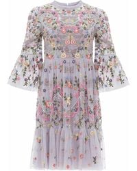dragonfly garden midi dress
