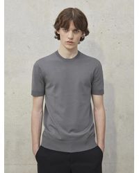 Neil Barrett - Minimalist Tecno Knit T-shirt - Lyst