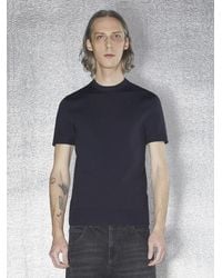 Neil Barrett - Minimalist Tecno Knit T-shirt - Lyst