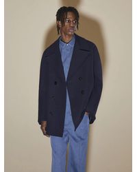 Neil Barrett - Kimono Oversize Double Breasted Coat - Lyst