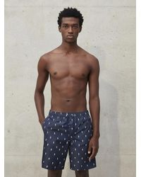 Neil Barrett - "micro Bolts" Swim Shorts - Lyst