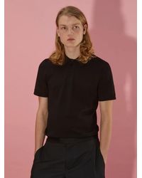 Neil Barrett - Minimalist Tecno Knit Polo Shirt - Lyst