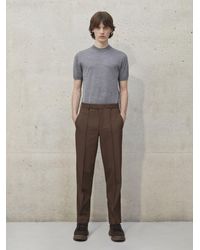 Neil Barrett - Permanent Pressed Crease Slim-straight Tailored Trousers - Lyst