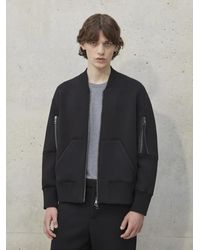 Neil Barrett - Long Sleeved Sweatshirting T-shirt With Mesh Body Lining - Lyst