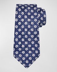 Kiton - Silk Flower-Print Tie - Lyst