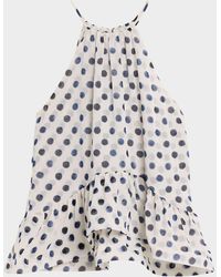 MISA Los Angles - Faith Polka-Dot Top - Lyst