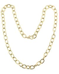 Roberto Coin - 18k Gold Round Link Chain Necklace - Lyst