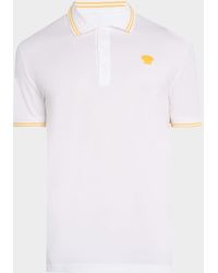 Versace - Pop Medusa Tipped Polo Shirt - Lyst