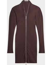 Helmut Lang - Liquid Jersey Zip Infinity Dress - Lyst