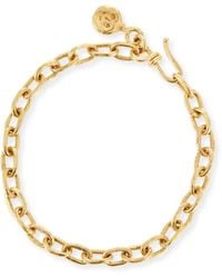 Jean Mahie - 22k Gold Cadene 15 Chain Bracelet - Lyst
