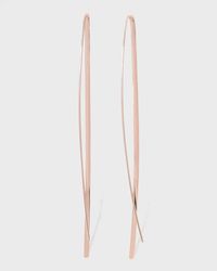 Lana Jewelry - 14k Elite Narrow Upside Down Hoop Earrings - Lyst