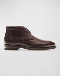 Magnanni - Tacna Peccary Leather Chukka Boots - Lyst