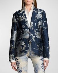 Ralph Lauren Collection - Parker Floral Jacquard Jacket - Lyst