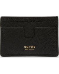 Tom Ford - Leather T-line Classic Card Holder - Lyst