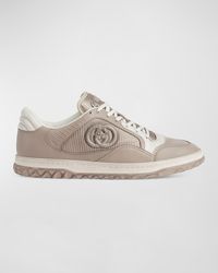 Gucci - Mac 80 Embroidered Leather Low-Top Sneakers - Lyst