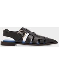 Lanvin - Apos;S Leather Pointed-Toe Gladiator Sandals - Lyst