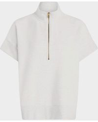 Varley - Ritchie Short-Sleeve Half-Zip Sweatshirt - Lyst