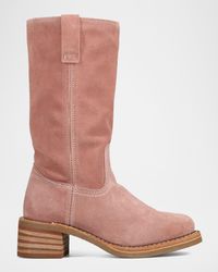 Frye - Campus 12R Suede Mid-Calf Boots - Lyst