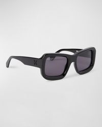 Off-White c/o Virgil Abloh - Verona Arrow Logo Acetate Butterfly Sunglasses - Lyst