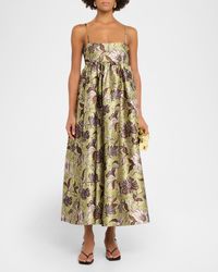 knee length dresses for ladies Alemais Anita Gown in Mint (TS) – Hampden Clothing main image 0