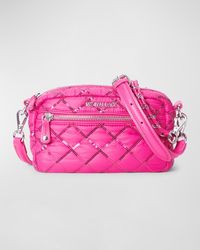 MZ Wallace - Crosby Mini Sequin Quilted Crossbody Bag - Lyst