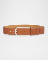 Polo Ralph Lauren - Vachetta Buckle Leather Skinny Belt - Lyst