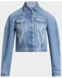 Jacquemus - The Oval Denim Jacket - Lyst