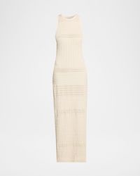 Nanushka - Ainhoa Textured Knit Maxi Dress - Lyst