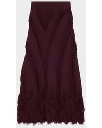 Ulla Johnson - Astrid Macrame Fringe Knit Maxi Skirt - Lyst