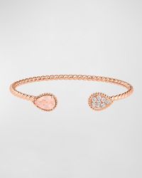Boucheron - Serpent Bohème 18k Pink Gold 2-motif Diamond & Quartz Bracelet - Lyst