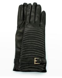 Portolano - Cashmere-Lined Napa Belt Gloves - Lyst