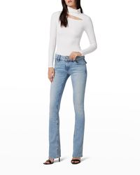 Hudson Jeans - Beth Mid-Rise Faded Bootcut Jeans - Lyst