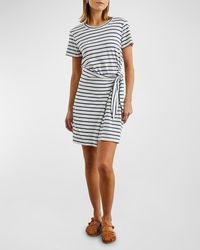 Rails - Edie Striped Wrap Mini Dress - Lyst