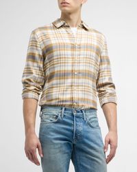 Joe's Jeans - Oliver Plaid Flannel Button-Front Shirt - Lyst