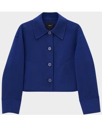 JOSEPH - Gerrard Cropped Double-Face Wool Jacket - Lyst