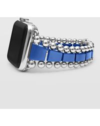 Lagos - Smart Caviar Ultramarine Ceramic Link Watch Band, 42mm-49mm - Lyst