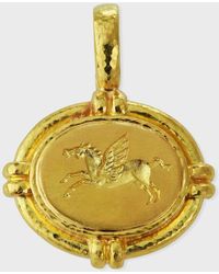 Elizabeth Locke - 19k Yellow Gold Pegasus Horse Pendant - Lyst