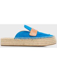 JW Anderson - Suede Espadrille Loafers - Lyst